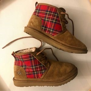 UGG Neumel Tartan Plead Chestnut